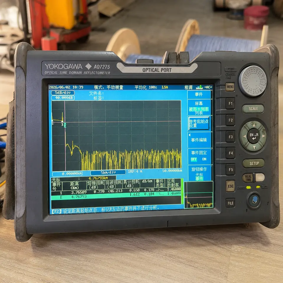 ROUTE-LINKED TESTING — Optical and applicable mechanical checks matched to the quoted cable